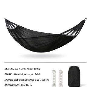 Foldable Hammock Duyan With Ice Silk Durable Lightweight Design Ideal for