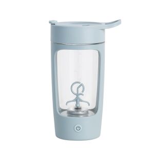 [SG]Electric Shaker Bottle Sports Fitness Protein Powder Mixing Cup Portable Coffee Bottle with USB Rechargeable