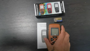 Máy đo độ ẩm cầm tay với precisions cao nhỏ gọn độ ẩm Detector loại đơn giản cho vật liệu khác nhau loại