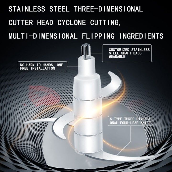 Aicook%20X%20Maidronic%20Dual%20bowl%20Dual%20blade%20Electric%20Food%20Chopper%20Meat%20grinder%20with%202L%20Glass%20Bowl%20and%20300w%20Stainless%20Steel%20Bowl%20%20Blender%20(%20BLUE%20)%20-%20Image%205