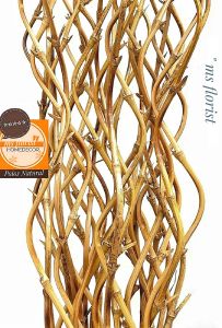 Dekorasi Rumah Bunga Artifisial BAMBU ULIR 10 BATANG BERBAGAI MACAM TIPE BUNGA & DAUN 180cm