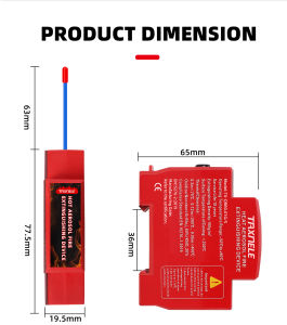 DIN Rail Retardant Device Dual-line Design Household Automatic Fire Extinguisher Creative Non-pollution Fire Extinguishing Device For Distribution Box Cabinet Engine Compartment Hot Aerosol Fire Extinguishing Device DIN Rail Stick-on Extinguisher