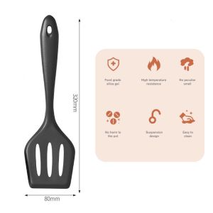 Wooden Handle White color Non-stick Food Grade Silicone Kitchen Utensils Cooking Utensils Set