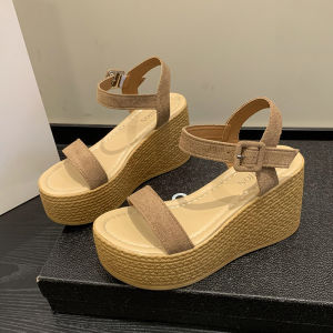 Wedge Sandals for Women Fashion Non-slip 9cm Elegant Sandals Heels