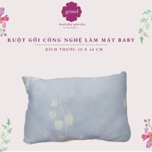 Ruột gối đơn Công nghệ làm mát baby- bông microfiber vỏ bọc vải công nghệ làm mát kích thước 30 x 50 cm 30x40 cm (Nhiều màu)
