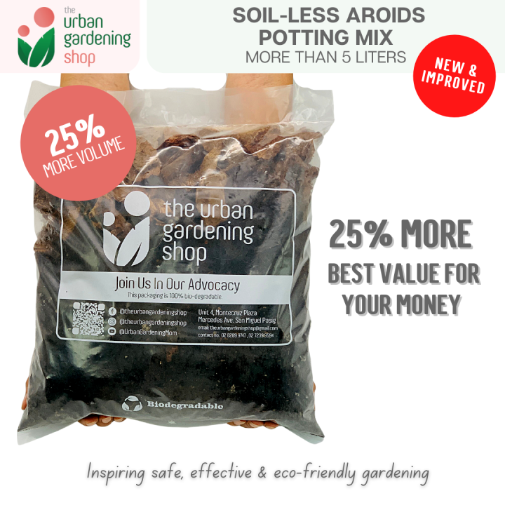 8liter Aroids Soilless Potting Mix BIG PACK Best for Monstera