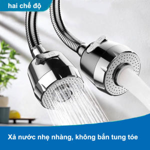 Đầu Nối Vòi Nước Tăng Áp Điều Chỉnh 2 Chế Độ Nước Chảy Xoay