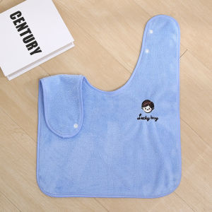 Khăn Choàng Rửa Mặt Trẻ Em Lovely | Khăn Choàng Vai Cho Bé Chống Ướt Vải Microfiber Cao Cấp