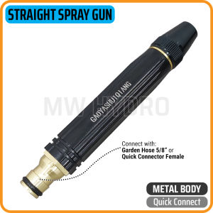 Adjustable Straight Spray Gun Water Jet Sprayer Nozzle - Kepala Semprotan Lurus Alat Semprot Siram Tanaman dan Taman