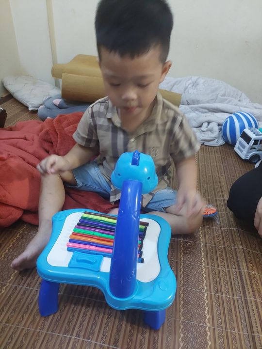 Bộ đèn bàn máy chiếu đèn tập vẽ cho bé,bàn chiếu hình ảnh, đồ chơi cho ...