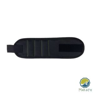 Makayo สายรัดข้อมือแม่เหล็กแรงสูง กระเป๋าแม่เหล็กเก็บอุปกรณ์ช่าง Wrist Strap