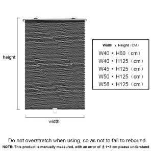 Universal Roller Blinds Suction Cup Sunshade Blackout Curtain Car Bedroom Kitchen Office Windows Sun-shading Nail-free Sun Blind