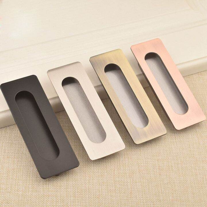 OLIVIANA1 Pull Recessed Hidden Cupboard Handles Cupboard Drawer Pull ...