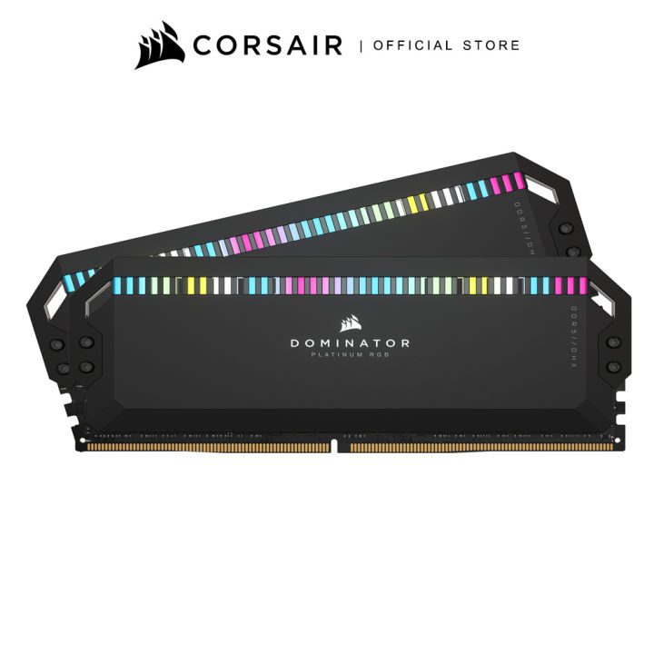 CORSAIR RAM DOMINATOR® PLATINUM RGB 32GB (2x16GB) DDR5 DRAM 5600MHz C36 ...