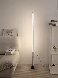 SXH SXH  Simple led Line Floor Lamp Living Room Bedroom Bedside Decorative Atmosphere Lamp Personality ins Long Strip Corner Light