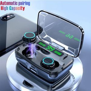 💖FREE Shipping+COD💖 Bluetooth Earphone V5.0 M11 TWS Touch Control Stereo Sport Wireless Headphones Noise-Reduction Earbuds Headset with Power bank