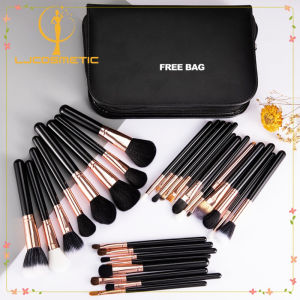 29 pcs Goat hair Cosmetics Make Up Brush Set Blending Makeup Brush With PU Leather Bag