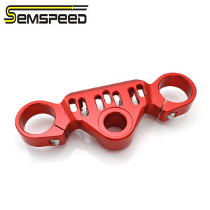 SEMSPEED Motorcycle CNC Front Top Triple Clamp Fork Upper Steering Direction Bracket For CFMOTO 450SR 2022-2024