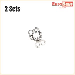 E.B. Metal Jeans Button Snaps Detachable Pants Clips Invisible Pants Hook DIY Waist Tightener