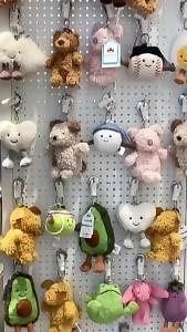 Original New Jellycat Complete set of accessories including a steel stamp a penguin plush toy a West Highland terrier doll and a Barcelona bear