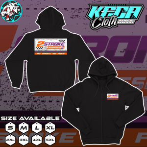 Jaket Zipper 2 Stroke No Smoke No Poke Racing Two Tak Hoodie Distro Motor Herex 2 Tak 2Stroke CB GL MP Tiger Tshirt Otomotif