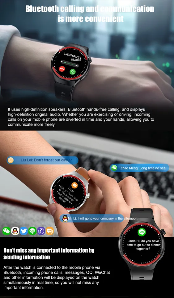 Space Exploration Round Screen Smart Watch Touch Screen Ultra HD  Multifunctional Sport Watch Sport Monitoring Up to 2-Week Battery Life - Main Image