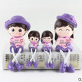 Penghantaran dari China [2025]  Lavender Comel Empat Anak Patung Gantung Resin untuk Ruang Tamu Bilik Tidur Bilik Hiasan Pembahagian Kabinet Wain Hiasan 3.5. 