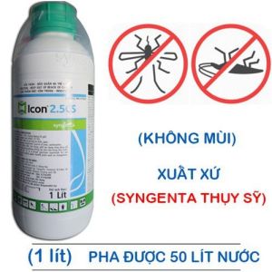 Thuốc diệt muỗi icon 2.5sc 1000ml thuốc xịt muỗi y tế không mùi nhập khẩu Thụy Sĩ diệt muỗi kiến gián hiệu quả thuốc nhúng mùng
