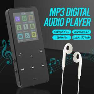 PROMO TERBARU Worallymy MP3 Digital Audio Bluetooth  8/16 GB Player MP4 1.8 Inch HD 500mAh - SD-01