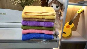 KHĂN TẮM COTTON 1M2*60CM  NẶNG 330G khăn tắm gia đình  khăn tắm trẻ em 