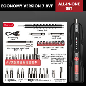 ⭐️【Local warehouse+COD】⭐Precision Electric Screwdriver Set Cordless Electric Drill Driver Household Small Electric Screwdriver Household Repair Tools