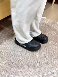 MenS Summer New EVA Anti-Odor Anti-Slip Thick-Soled Wear-Resistant Outdoor Driving Clogs