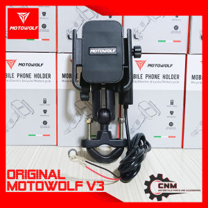 Original Motowolf CP Holder V3 With Usb Charger 360 Degree rotation MOTOWOLF PHONE HOLDER V3 cp holder for motorcycle