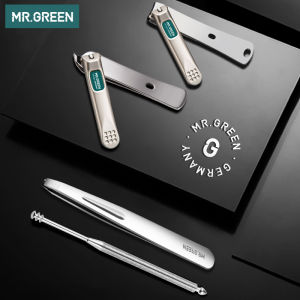 Mr.Green Stainless Steel Nail Clipper Set Rust-free Manicure Pedicure Set Nail Clippers Set Grooming Kit with Travel Case Gift Box Mr Green Nail Clipper Big Dog Nail Clipper - Lazada