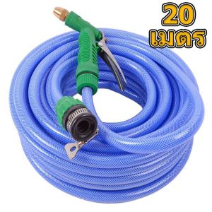 ชุดสายยางรดน้ำ4หุน(1/2“)เเถมหัวฉีดเเละอุปกรณ์ติดตั้งใช้งานได้ทันที สายยาง4หุน เด้งหนา ทน ความยาว10เมตร20เมตร30เมตร