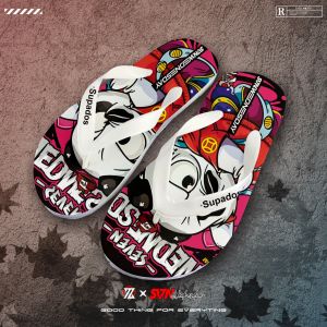 SV7N-0155 Sandal Jepit Pria Dewasa UK 36-43 Dan Anak anak UK 26-35 Sandal Distro Printing Sendal Pria Sehari hari