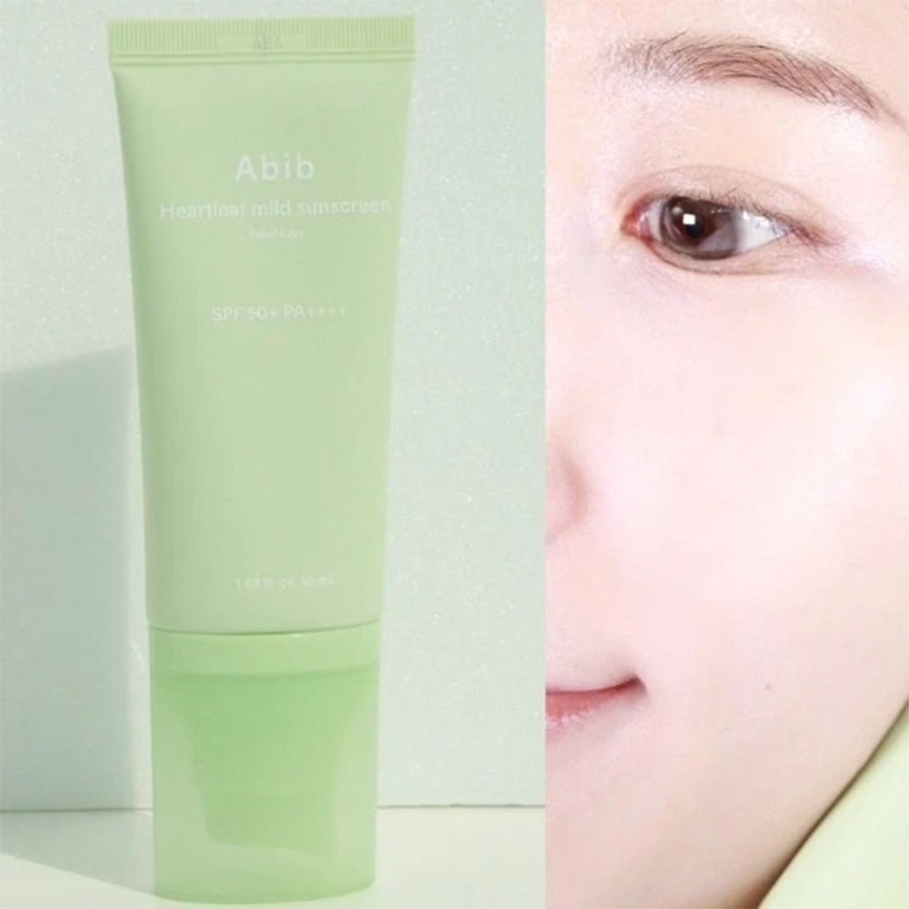 Sunscreen Type Texture 【Best Seller】Abib Heartleaf Mild Sunscreen Relief Tube SPF50+ PA ...