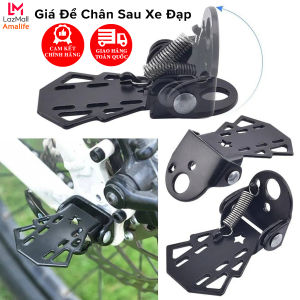 Giá Để Chân Sau Xe Đạp Chịu Tải Trọng 100kg Có Thể Gấp Gọn – Bộ 2 Chiếc Giá Để Chân Chính Hãng Amalife