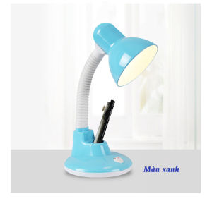 Đèn học để bàn ánh sáng trắng chống cận có giá để bút tiện lợi nhiều màu sắc DN030