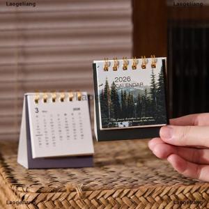 [COD] Laogeliang 2026 Mini lịch văn phòng trường học cung cấp sáng tạo phong cảnh Retro Bìa lịch kế hoạch Bàn phụ kiện trang trí quà tặng