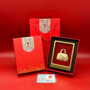Pure gold 999 Wealth from All Directions Ornament Business gift for attracting wealth and getting money immediately popular God of Wealth event gift wholesale