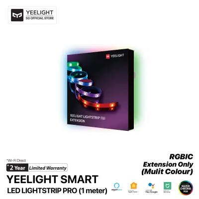 Yeelight Lightstrip Pro work with apple homekit google assistance and alexa