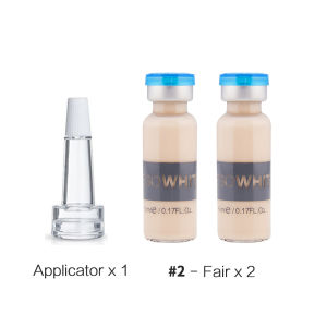 BB Glow Foundation MesoWhite Brightening Semi Permanent Pigment 2Bottles Set For Natural Beauty Treatment