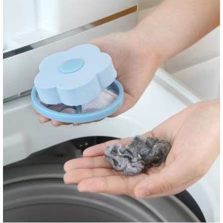 Home Floating Lint Hair Catcher Mesh Pouch Washing Machine Laundry ...