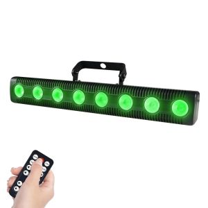 8 LED RGBW 4IN1 DMX Wall Wash Lamp DJ Disco Party Stage Light Effect for Dance Bar Holiday Wedding Xmas Halloween Decorate
