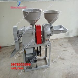 Máy xát lúa gồm 1 đầu xát và 1 đầu nghiền bột mịn  máy xát gạo tf88