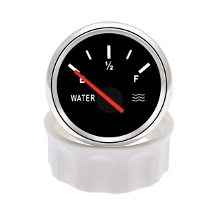 Water Level Gauge 52 mm Complete with Water Tank Level Sensor Level Indicator with Red Light 100-500mm Sensor 0-190 ohm9~32V