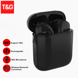 T&G TG11 TWS V5.0 HiFi Sound Touch Control Wireless Bluetooth Earphone with Charging Case