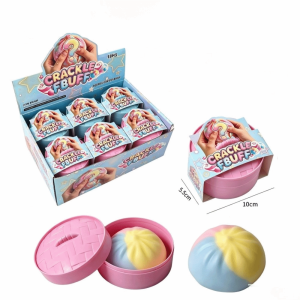 FB5G Crunchy Sound Crispy Squeeze Toys Handmade Wax Skin Sensory Fidget Toy  Rainbow Candy Wax Coating Stress Relief Toys Gifts