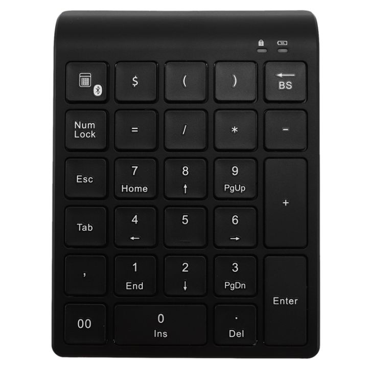 (EXPT) 27 Keys Bluetooth Wireless Numeric Keypad Mini Numpad With More ...